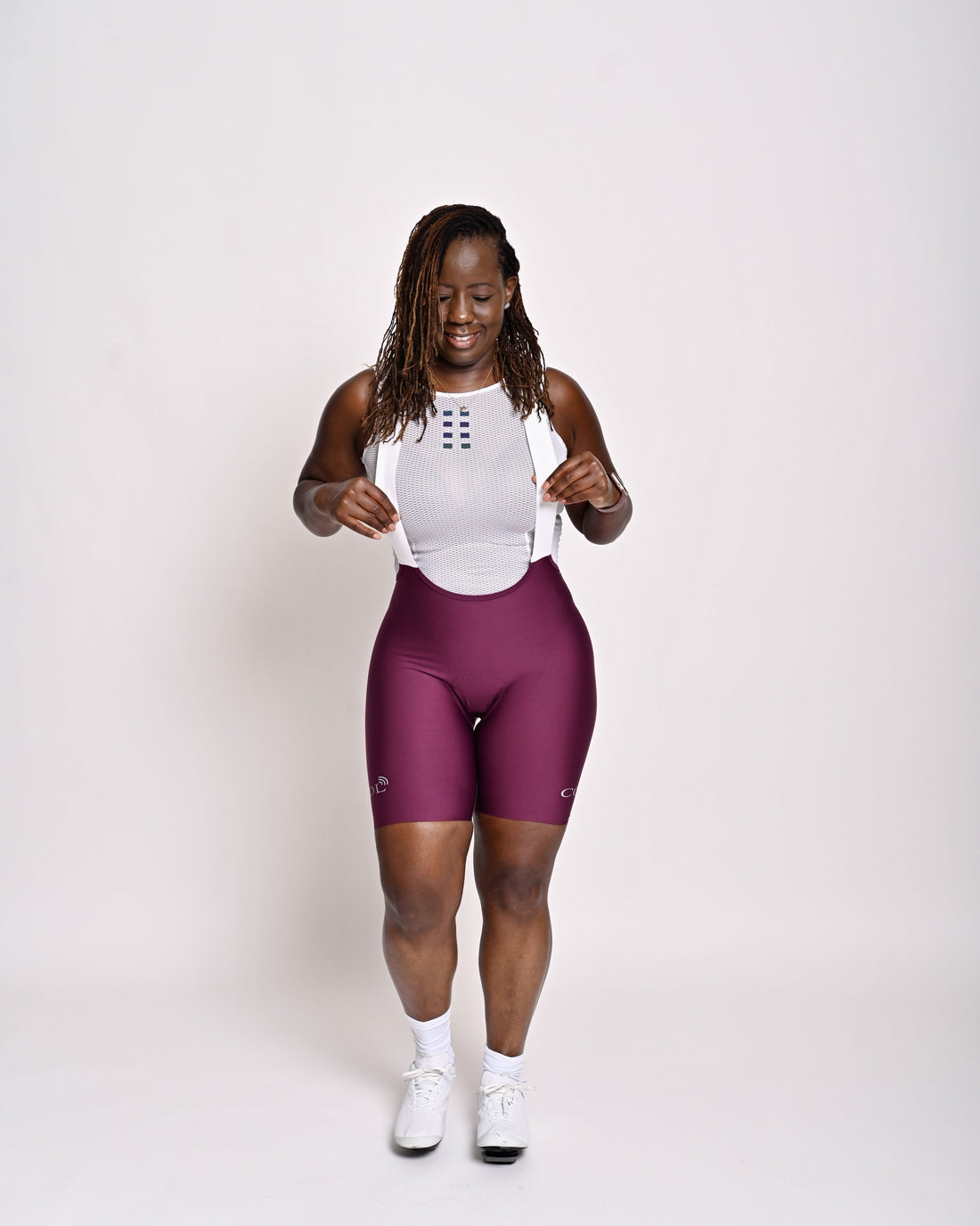 Women's Quick-Dry Bordeaux Seamless Cycling Bibs