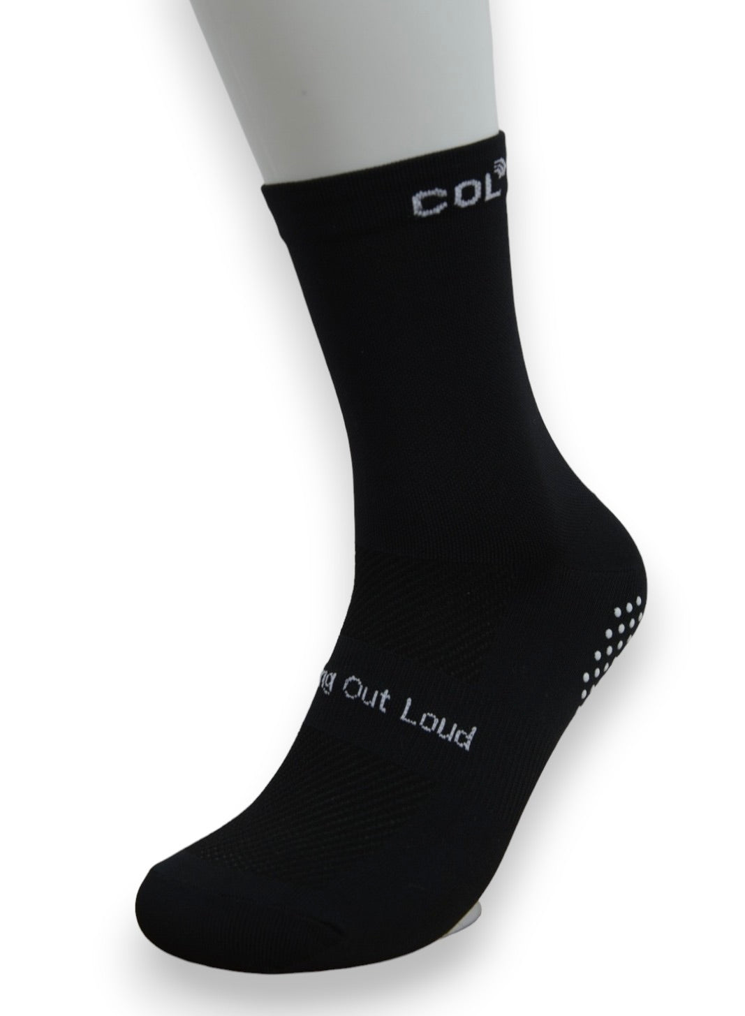 Simple Black Compression Cycling Socks