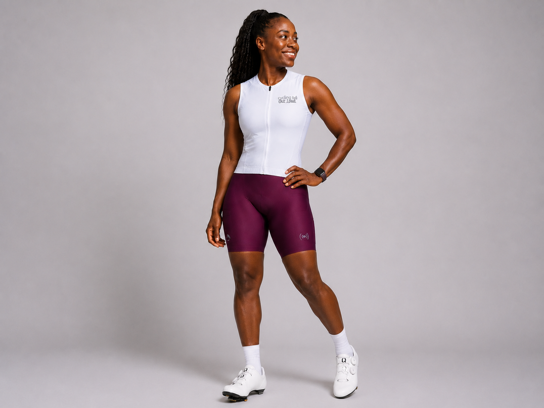 White Sleeveless Jersey - Women's