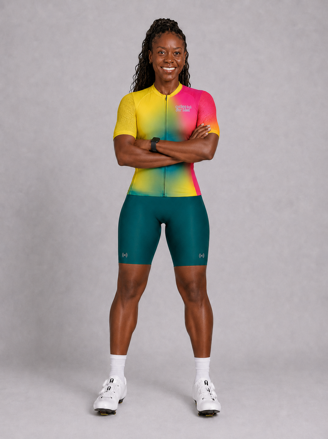 Women's One Love Gradient Performance Cycling Jersey