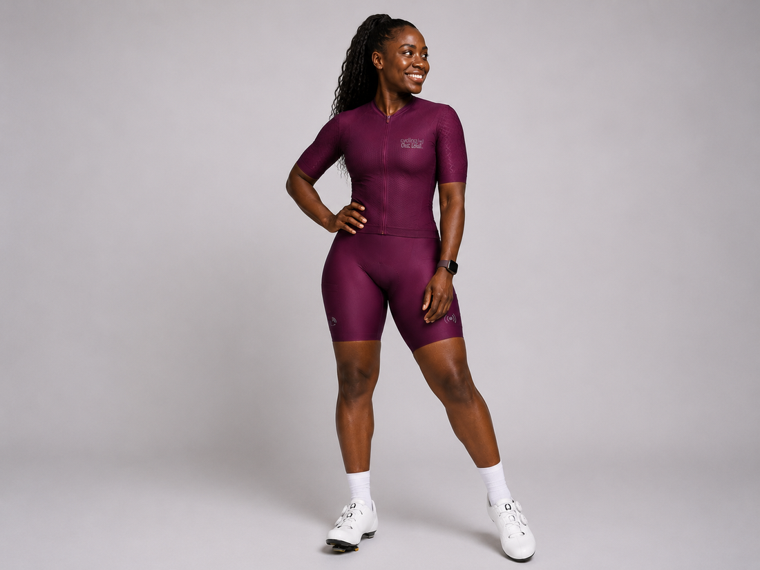 Women's Quick-Dry Bordeaux Seamless Cycling Bibs