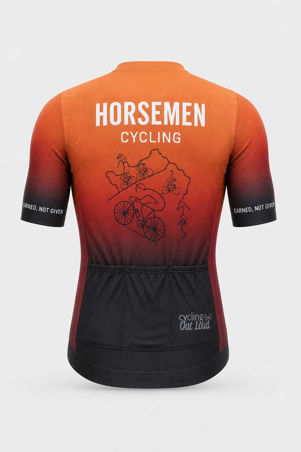 Custom Horsemen Cycling Men's Jersey — Athletic Fit