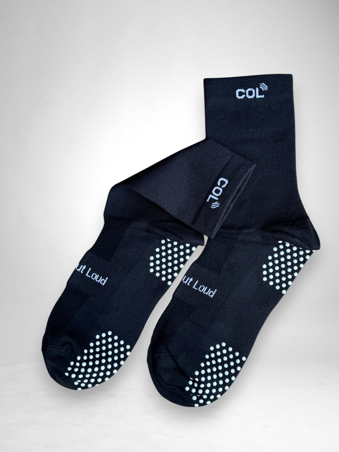 Simple Black Compression Cycling Socks