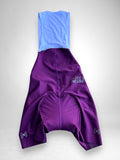 Cycling Out Loud Women's Bordeaux seamless bibs, waistband detail