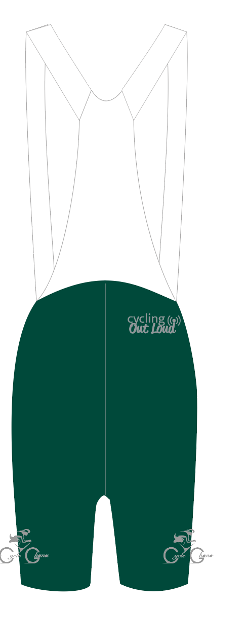 Cycle Ghana Emerald Green Seamless Cycling Bibs - Women's