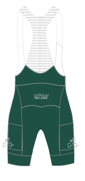 Cycle Ghana Elite Emerald Green Cycling Bibs - Men's