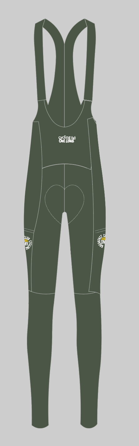 Men's BC Custom Army Green Cargo Bibtights