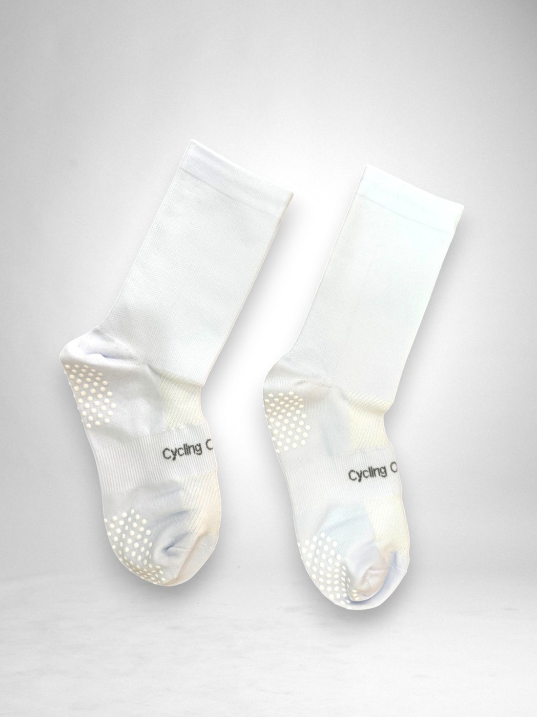 Fresh & Clean White Compression Cycling Socks