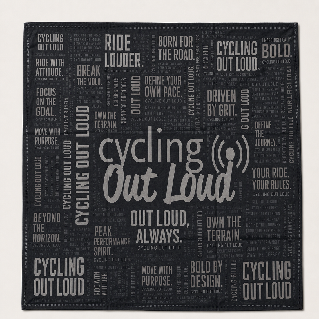 Cycling Out Loud Mantra Bandana