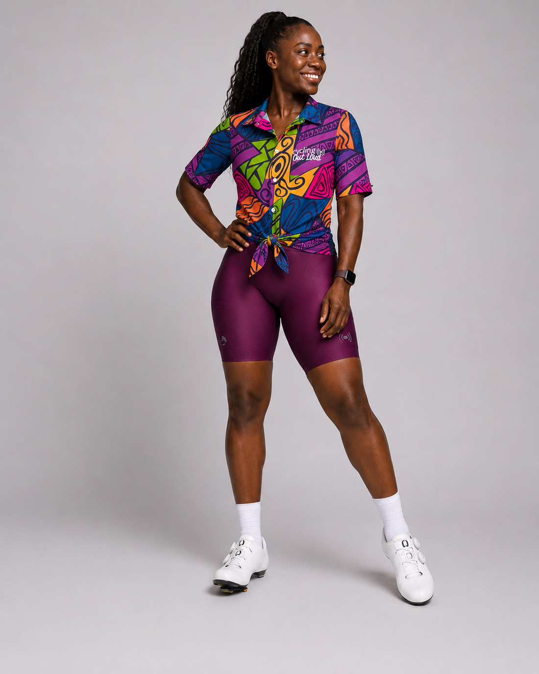 Patchwork Athletic Button Down
