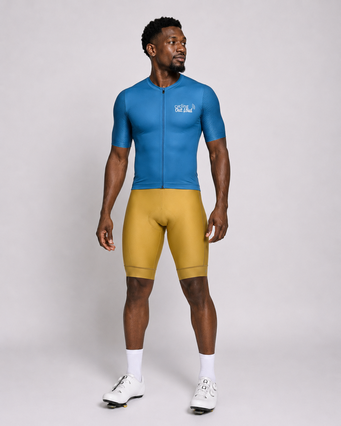 Men's Majestic Blue Performance Cycling Jersey