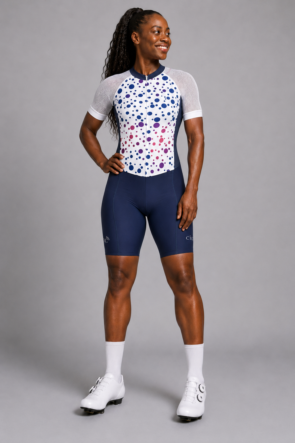 Purple Blues Performance Cycling Skinsuit