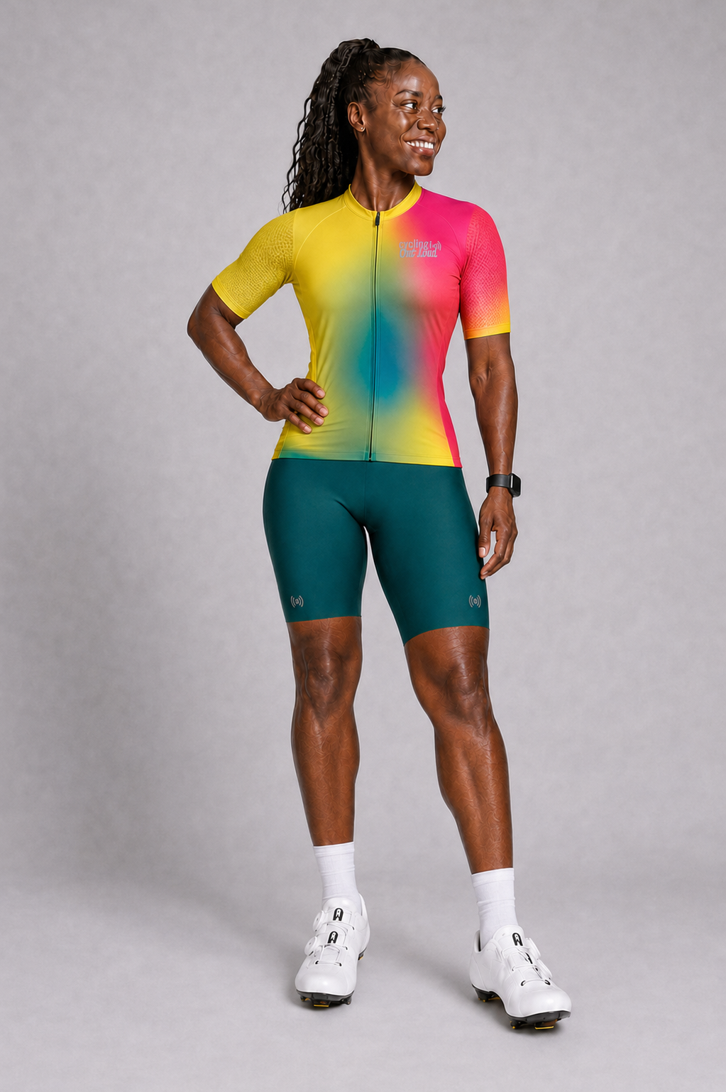 Women's One Love Gradient Performance Cycling Jersey